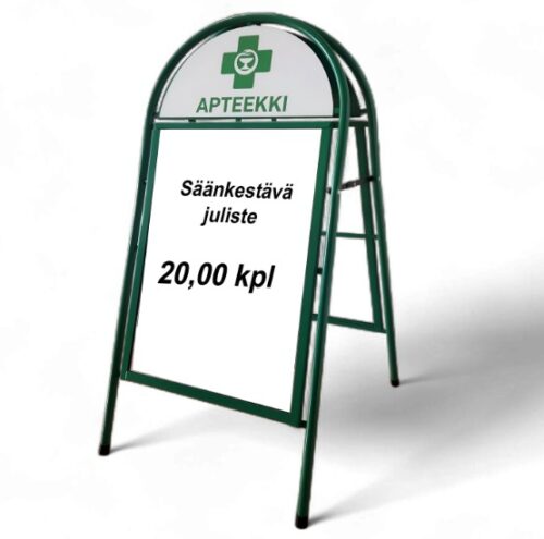 Apteekki A-teline 50 x 70 cm